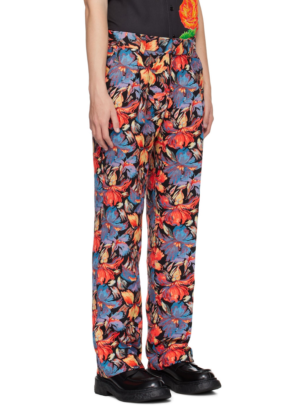Orange Ula Trousers - 2