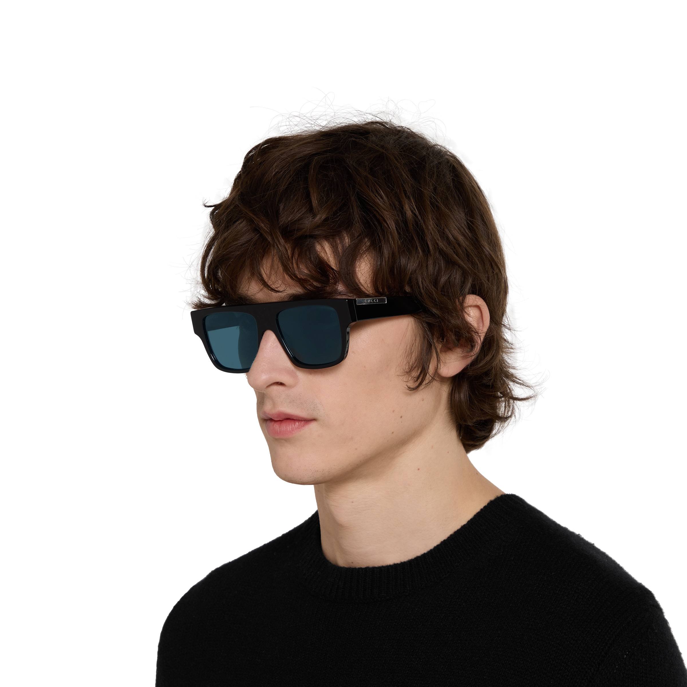 Rectangular frame sunglasses - 4
