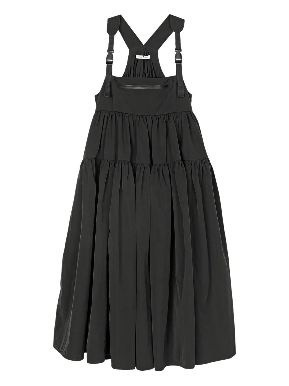 cross-back tiered dress - 1