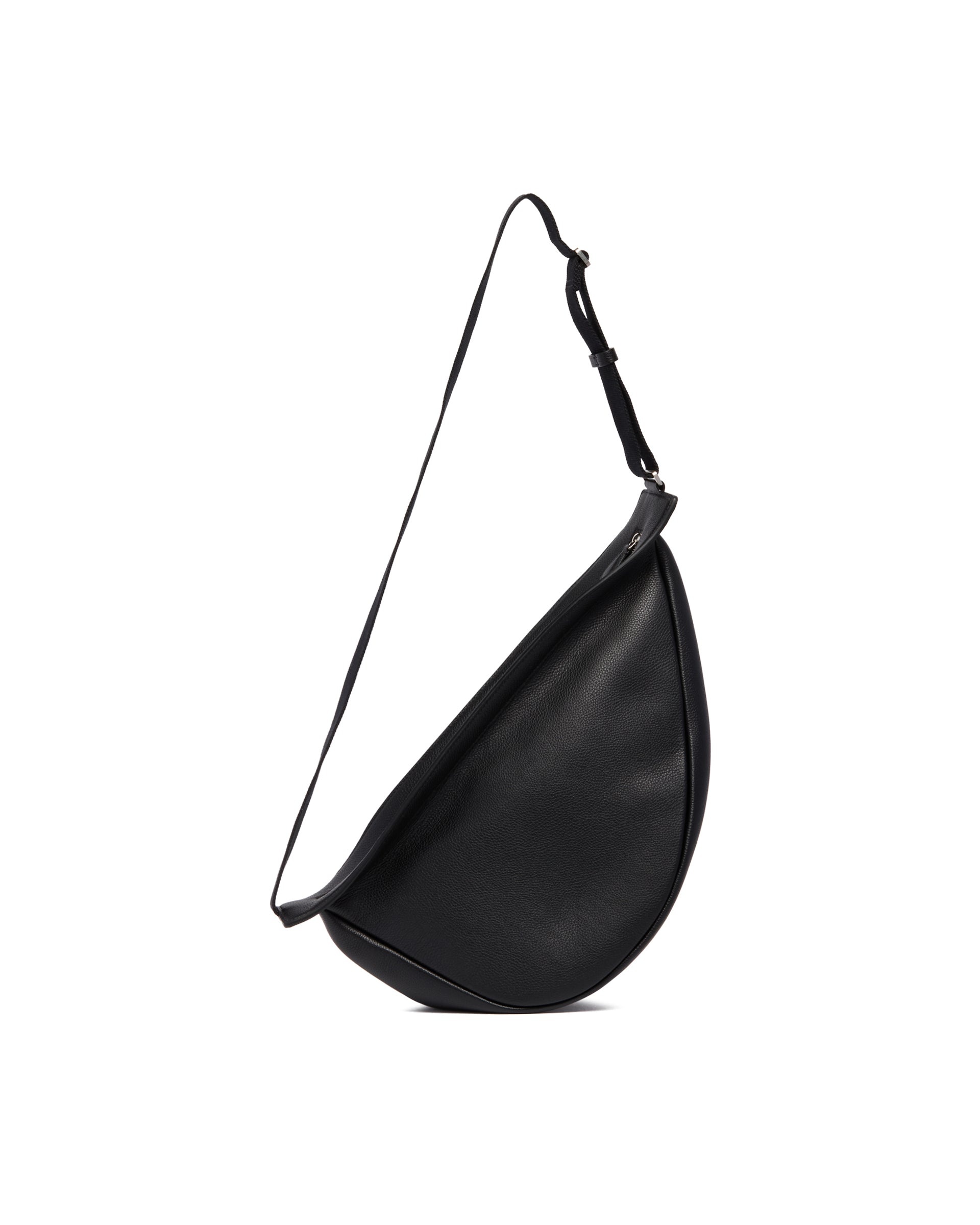 Black Slouchy Banana Bag - 3