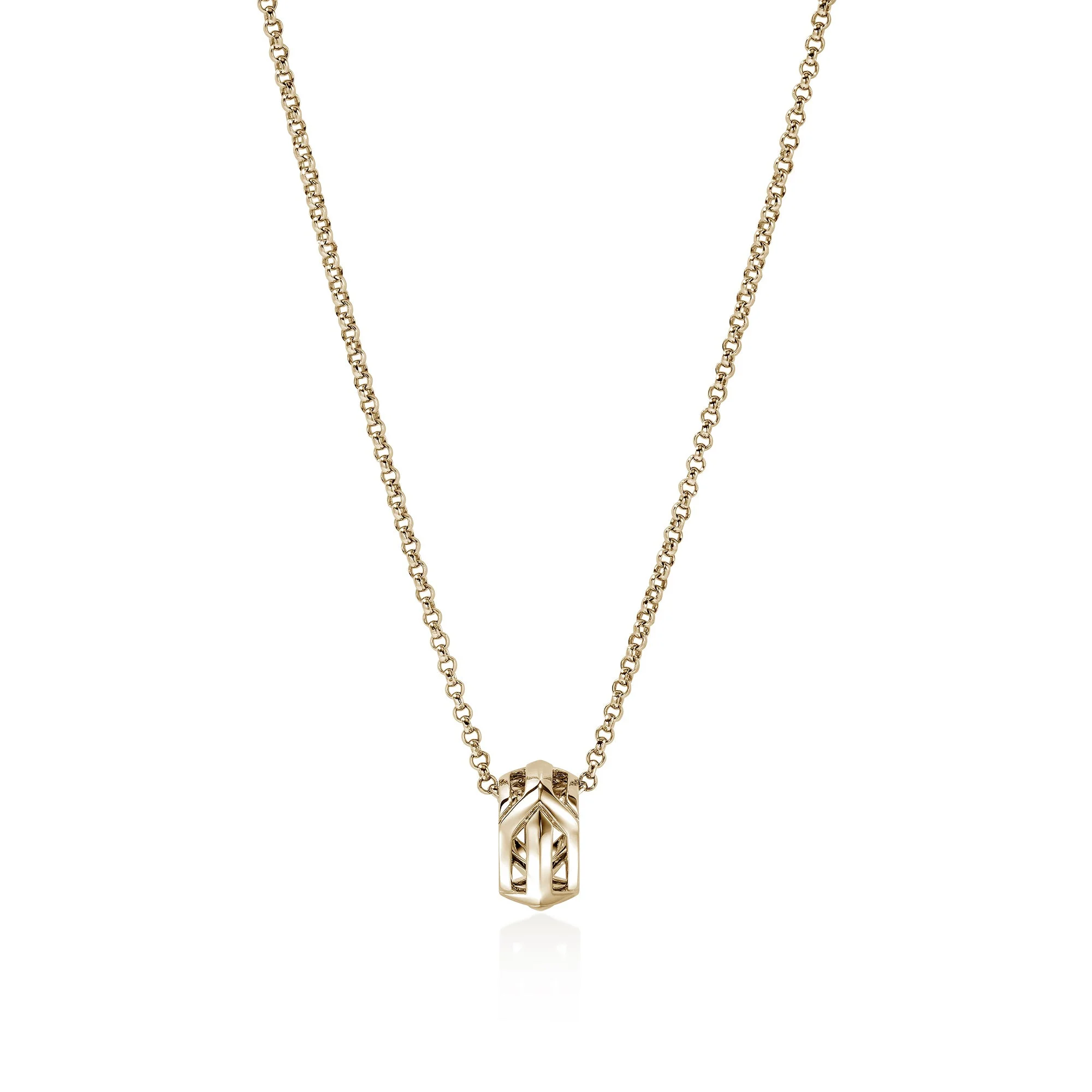 Icon 50 Pendant Necklace, Gold - 1