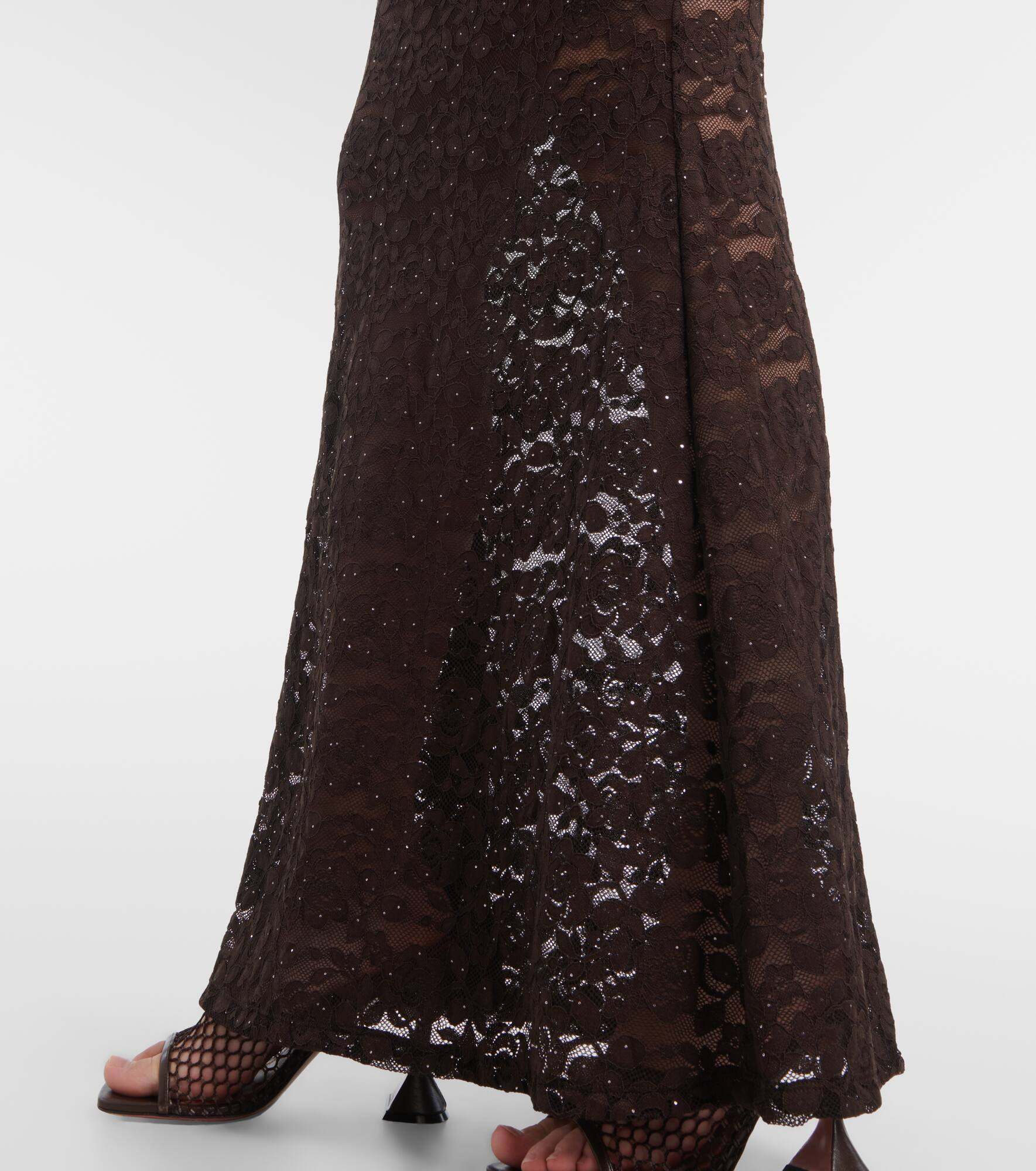 Tyler floral lace maxi dress - 5