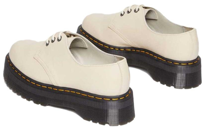 Dr. Martens Dr. Martens 1461 II Pisa Leather Platform Shoes 'Parchment Beige' 30612292 outlook