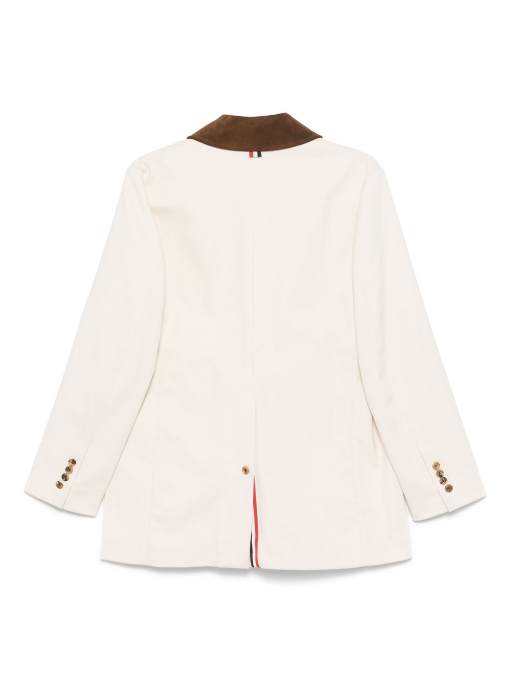 bal collar denim jacket - 2