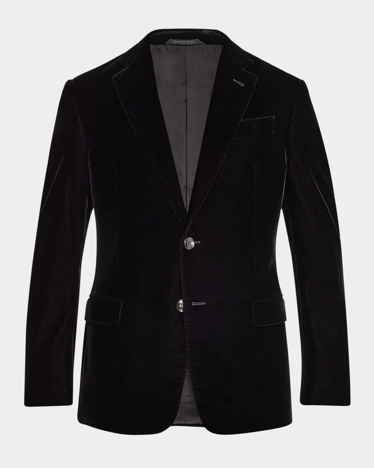 Men's Velvet Notch Lapel Dinner Jacket - 1
