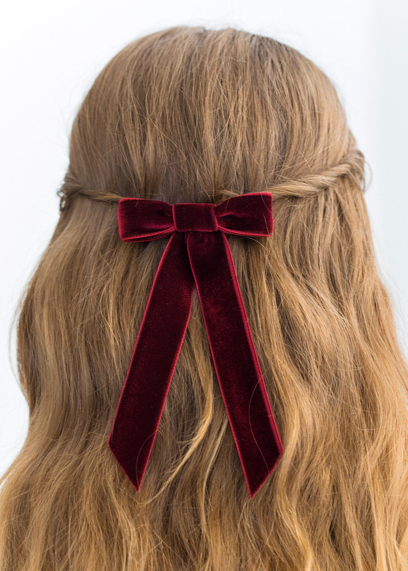 Jennifer Behr 벨벳 활 Barrette outlook
