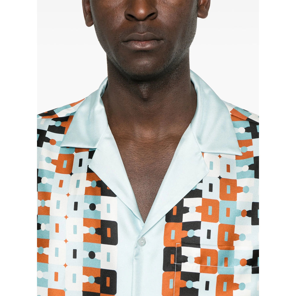 Gucci Blue Shirts Men - 5