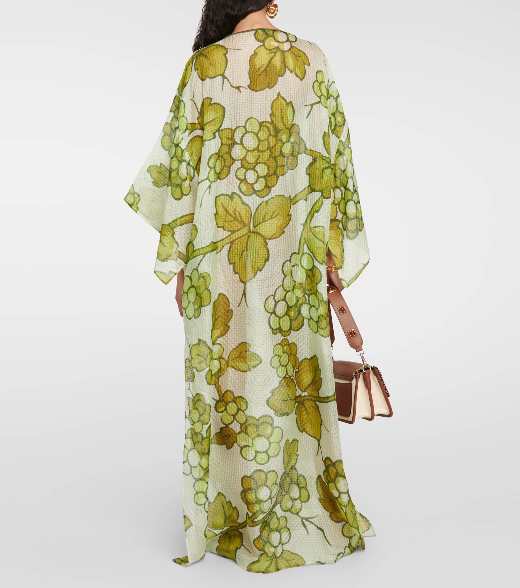 Printed silk kaftan - 3