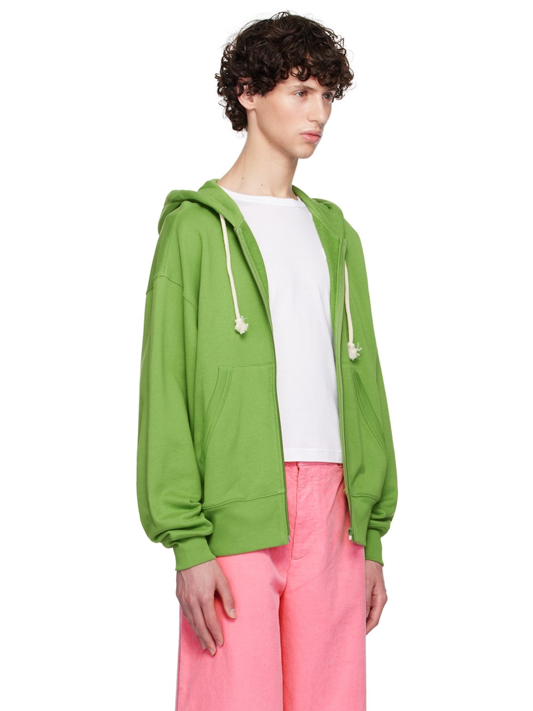 Green Zip Hoodie - 2