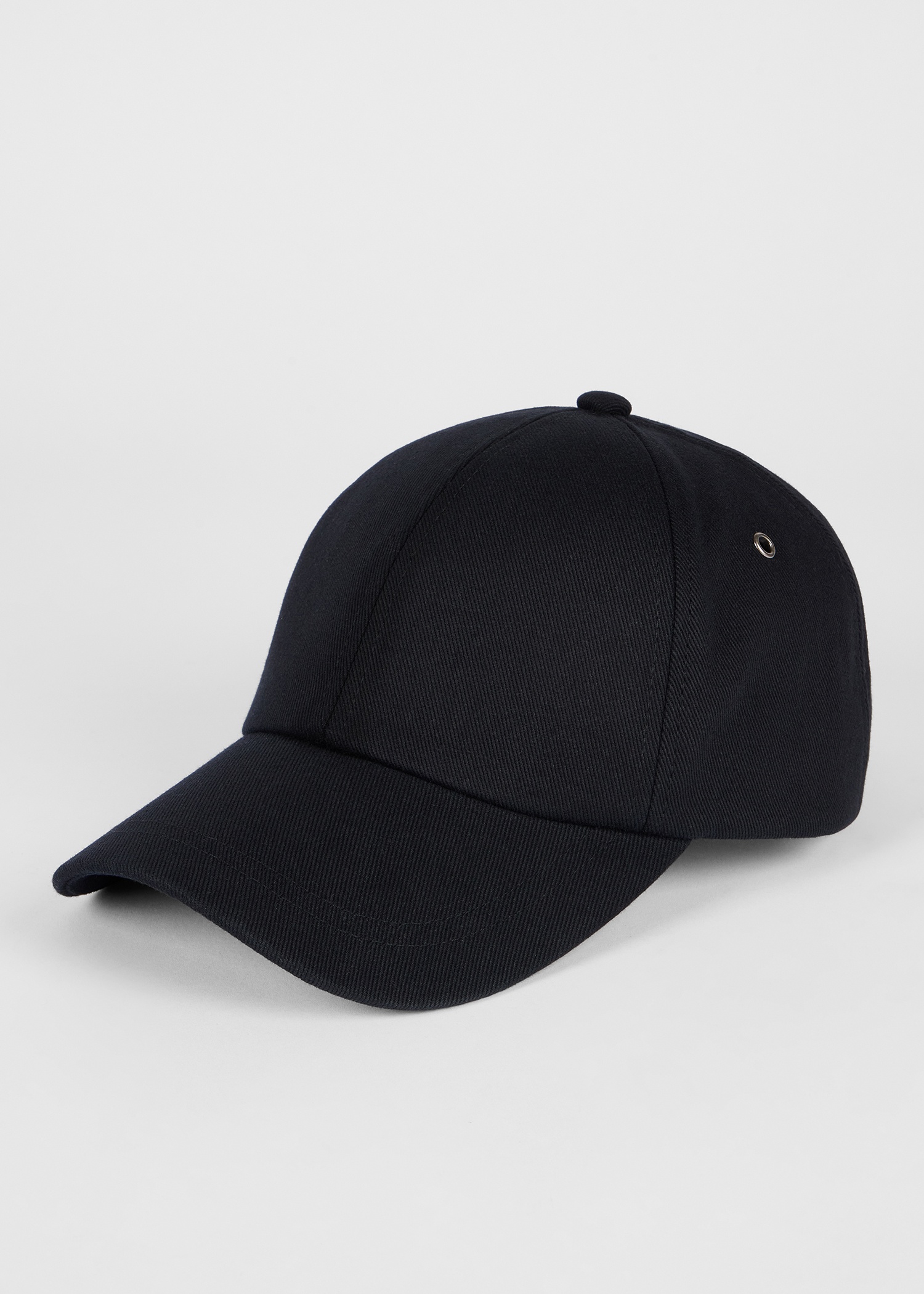 Black 'Signature Stripe' Trim Baseball Cap - 2