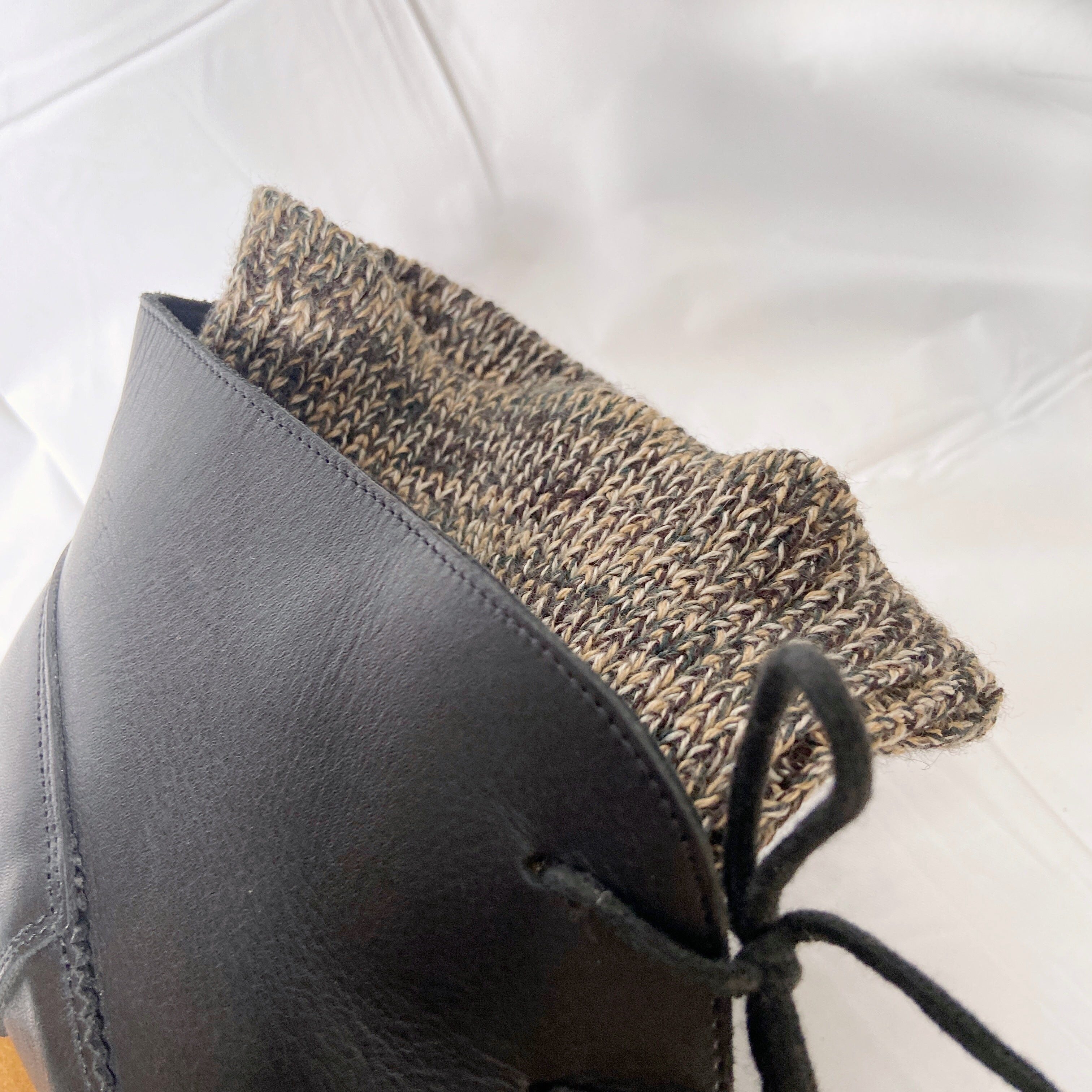 zOthers - Chloé Phoebe Philo High Heeled Platform Boots with Knitted Cover - 7