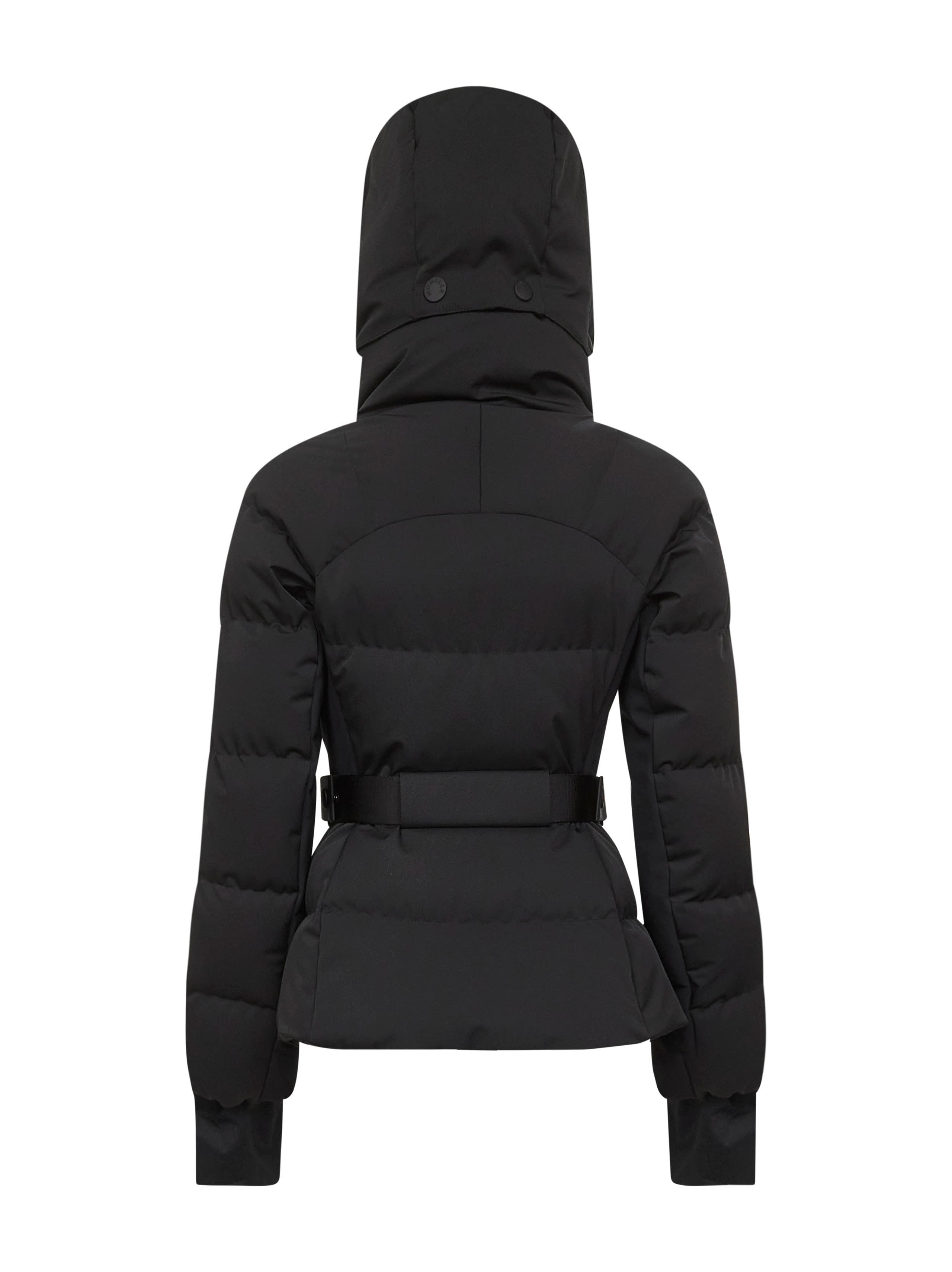 Black Guyane hooded ski down jacket - 2