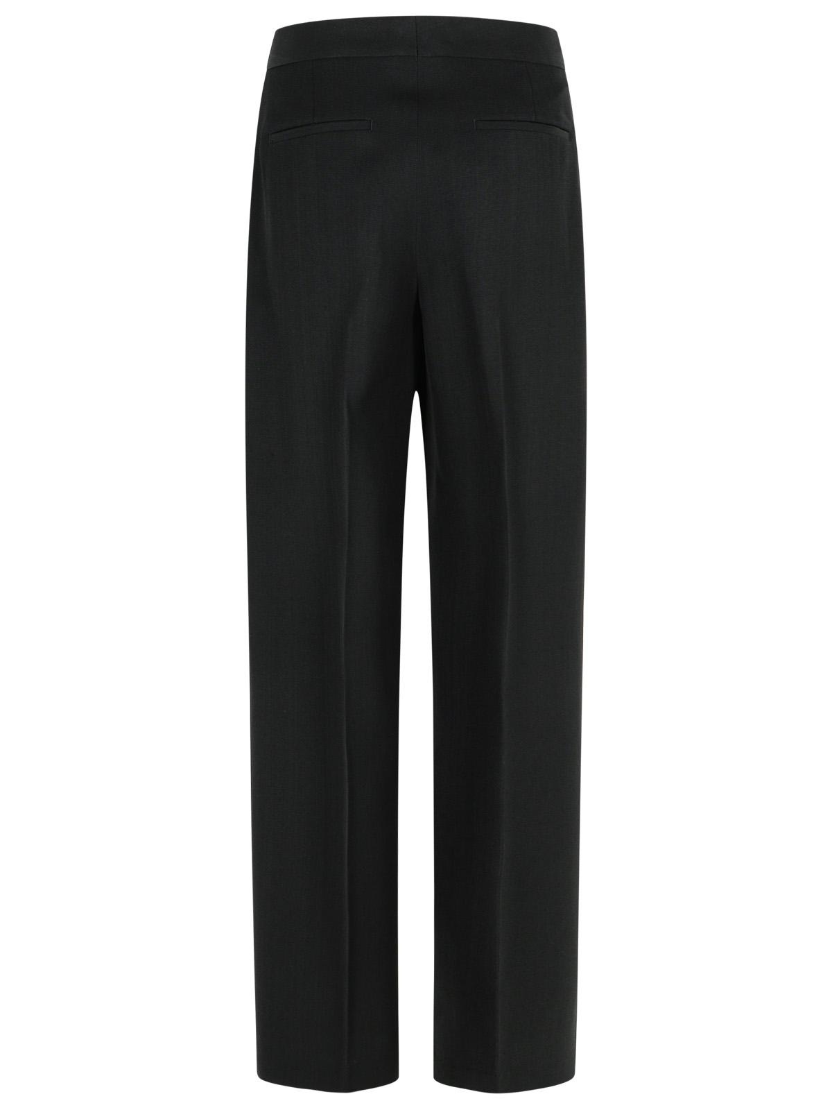 Jil Sander Black Viscose Blend Trousers Women - 3
