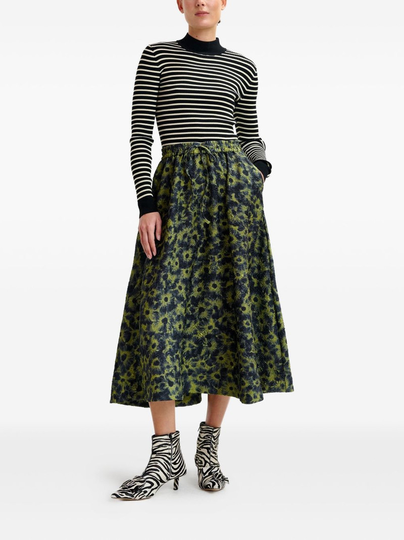 ESSENTIEL ANTWERP floral-print skirt outlook