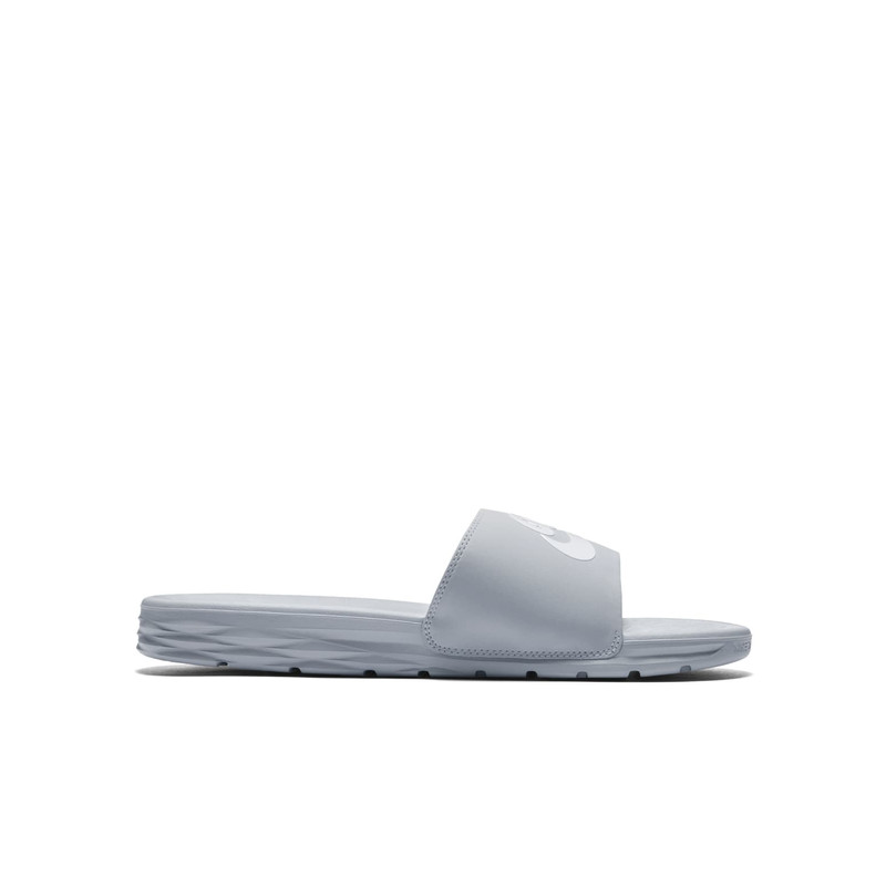 Nike Nike Benassi Slides 'Wolf Grey White' 910311-002 outlook