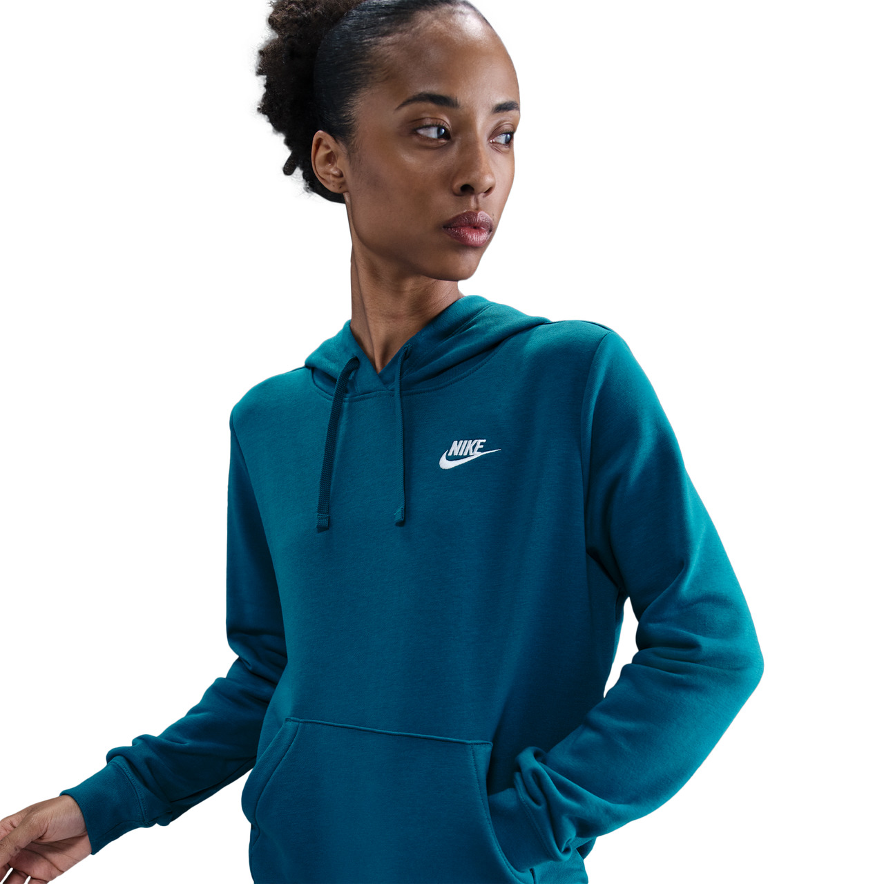 Nike Womens Nike NSW Club Fleece PO Hoodie - 1