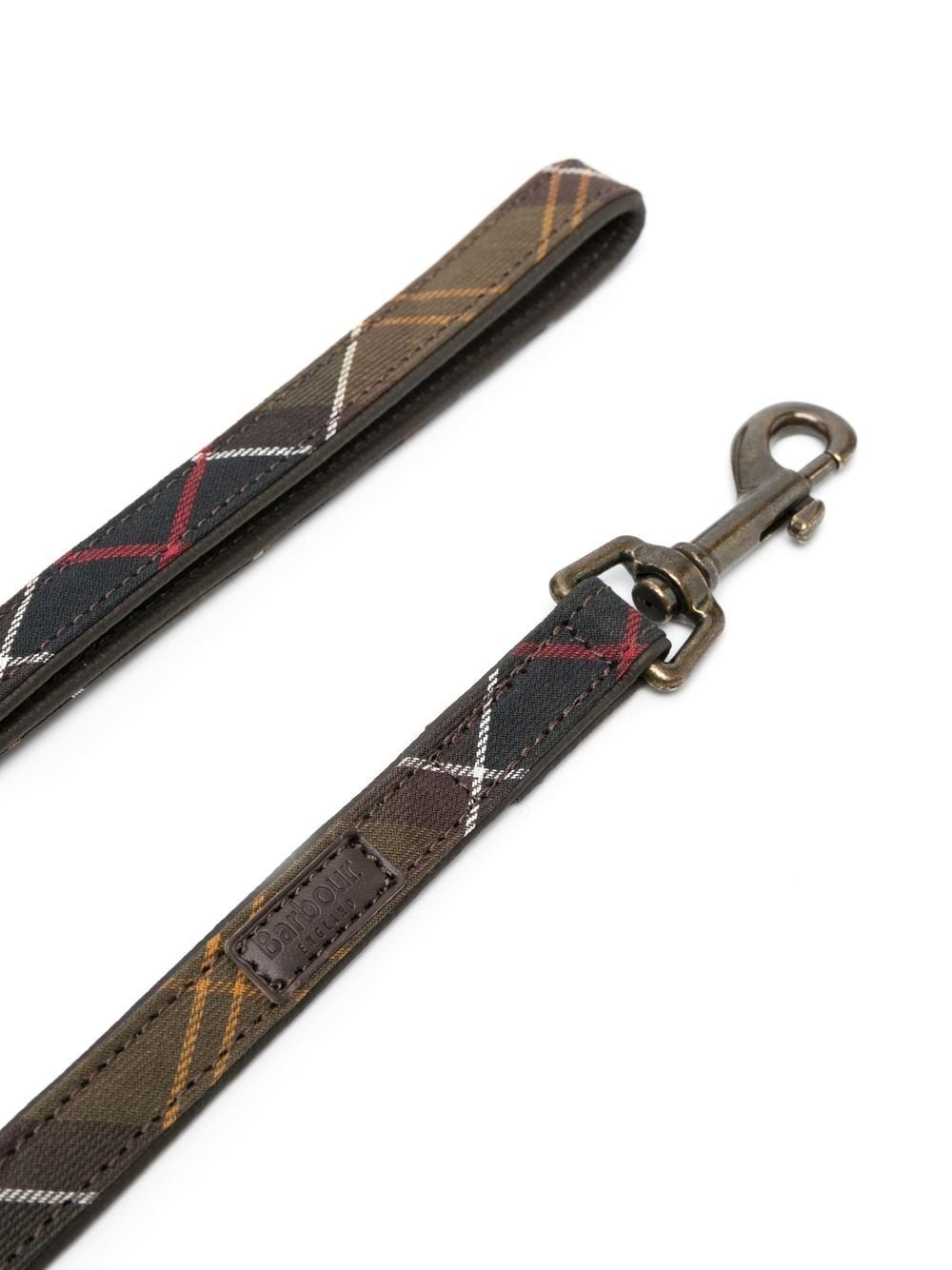 tartan-check dog lead - 2