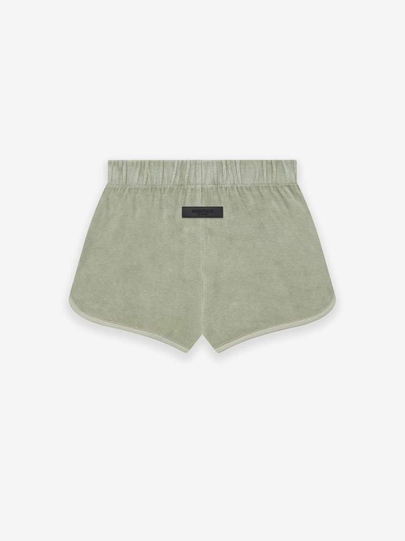 Womens Velour Beach Short - 1
