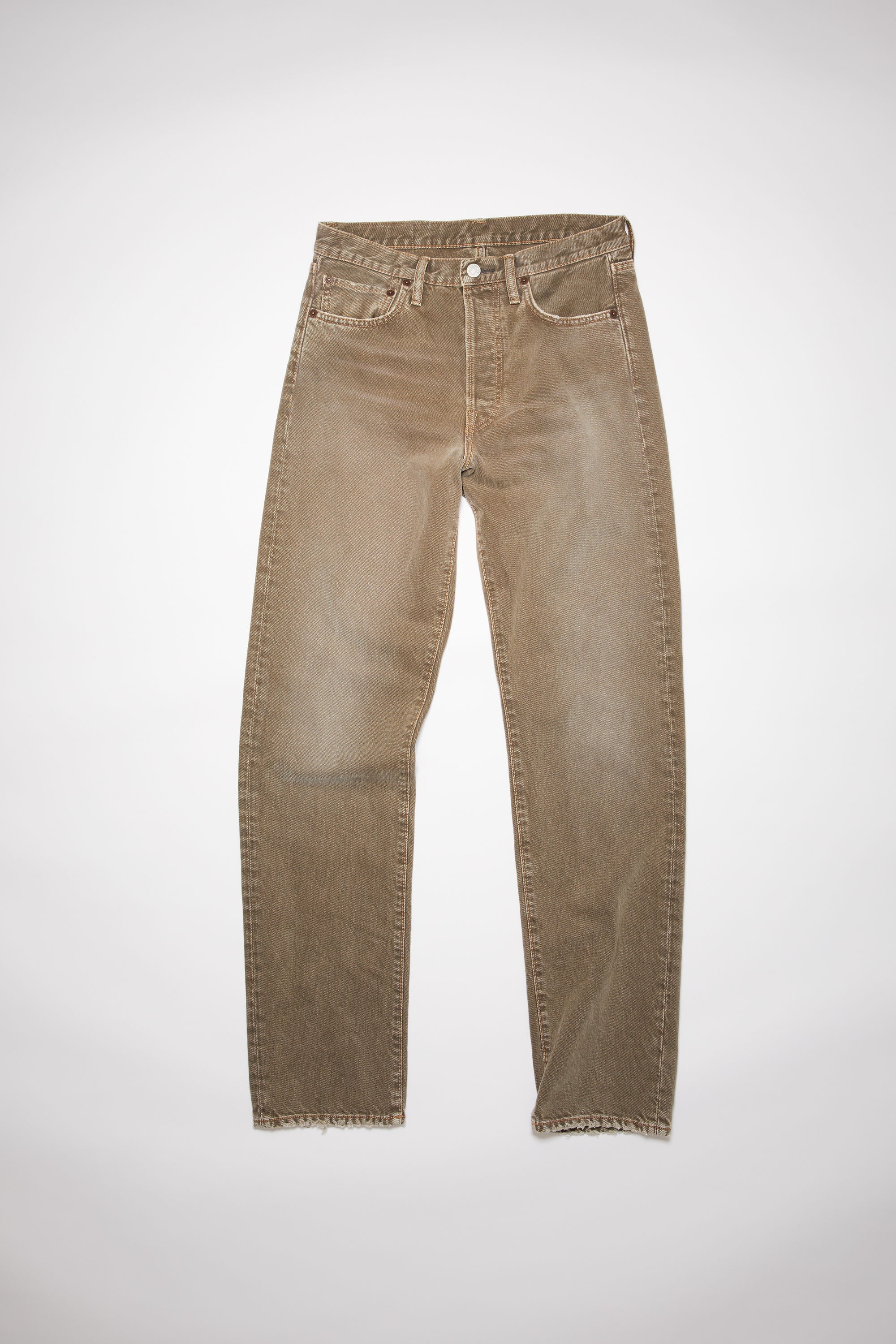 Straight fit jeans - Beige - 5