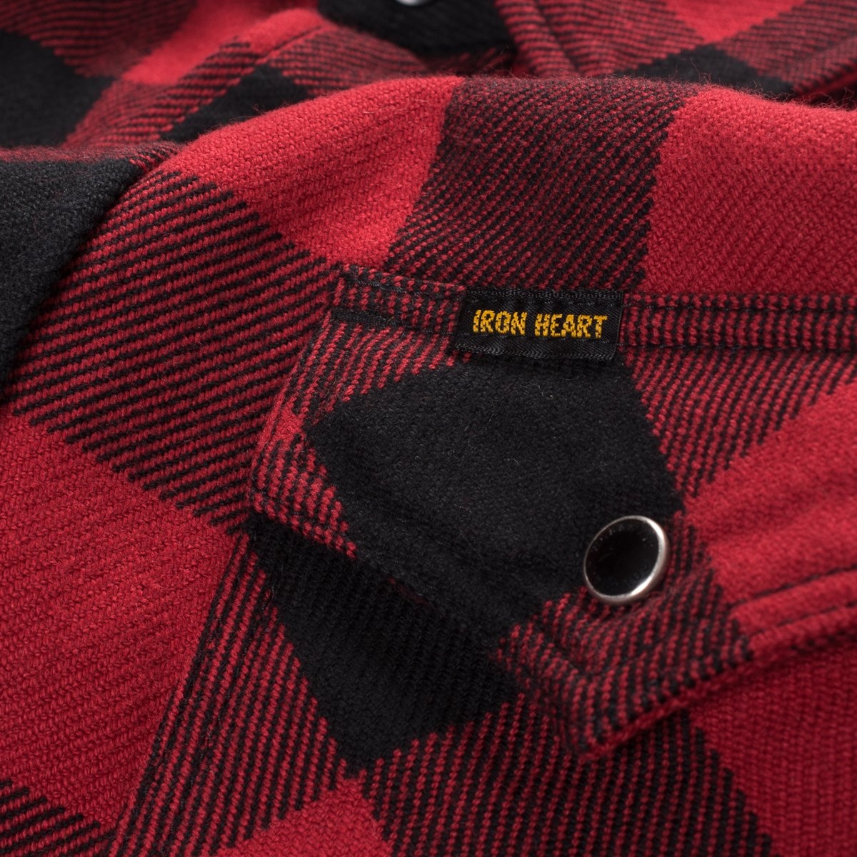 Iron Heart Ultra-Heavy Flannel - IHSH-232-RED - Buffalo Check Red