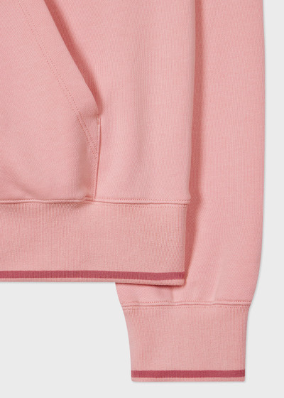 Paul Smith Pink 'Shadow Logo' Cotton Hoodie outlook