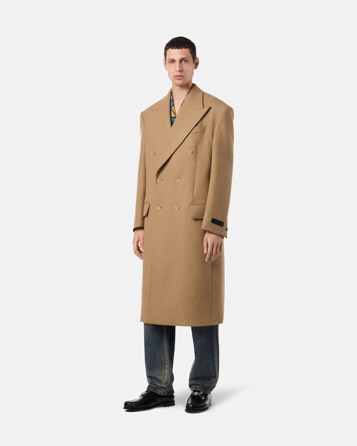 Wool-Blend Double-Breasted Coat - 4