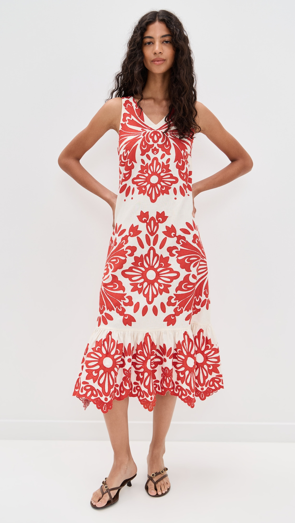 Liliana Applique Maxi Tank Dress - 6