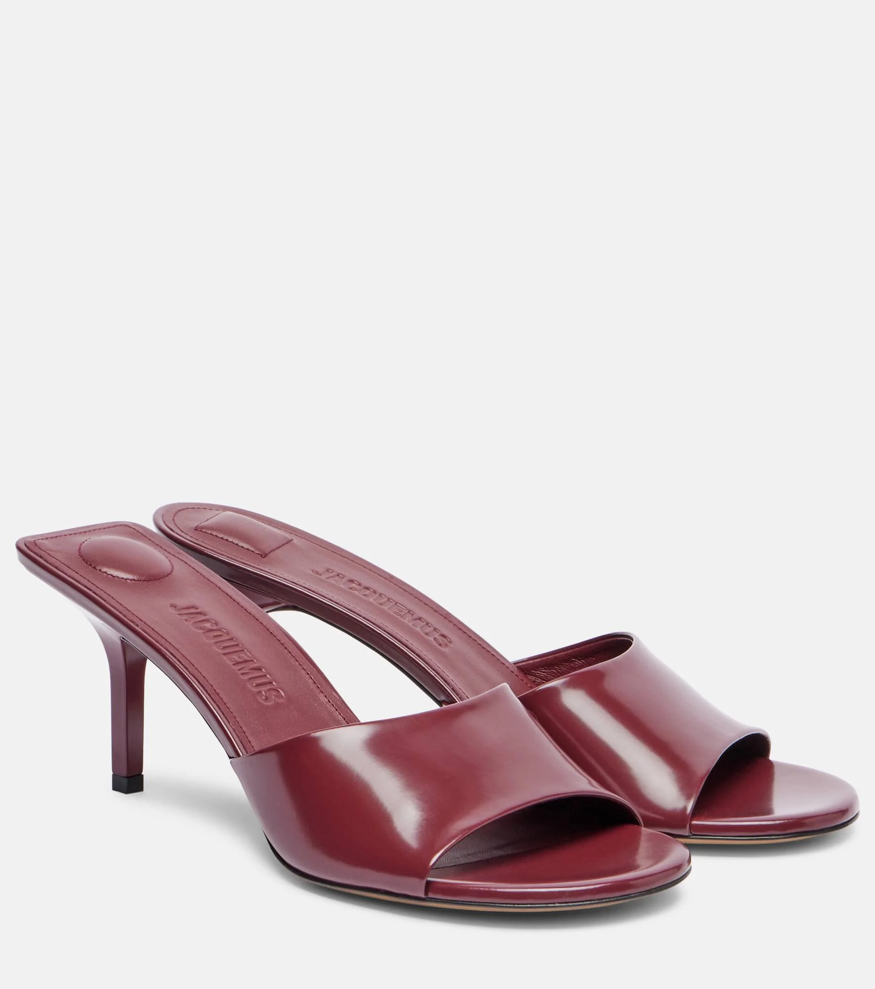 Cubisto 70 leather mules - 1