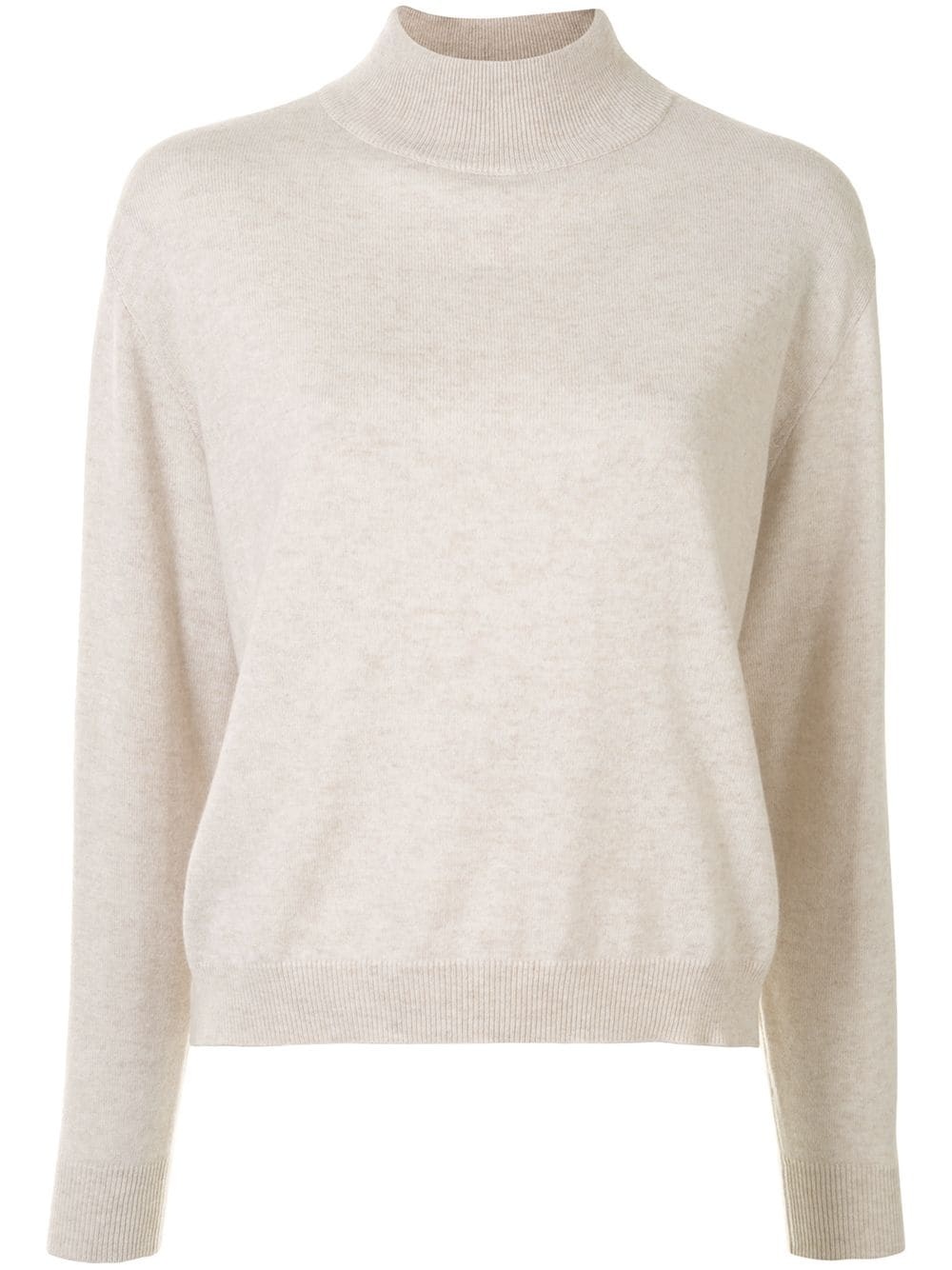 mock neck cashmere jumper - 1