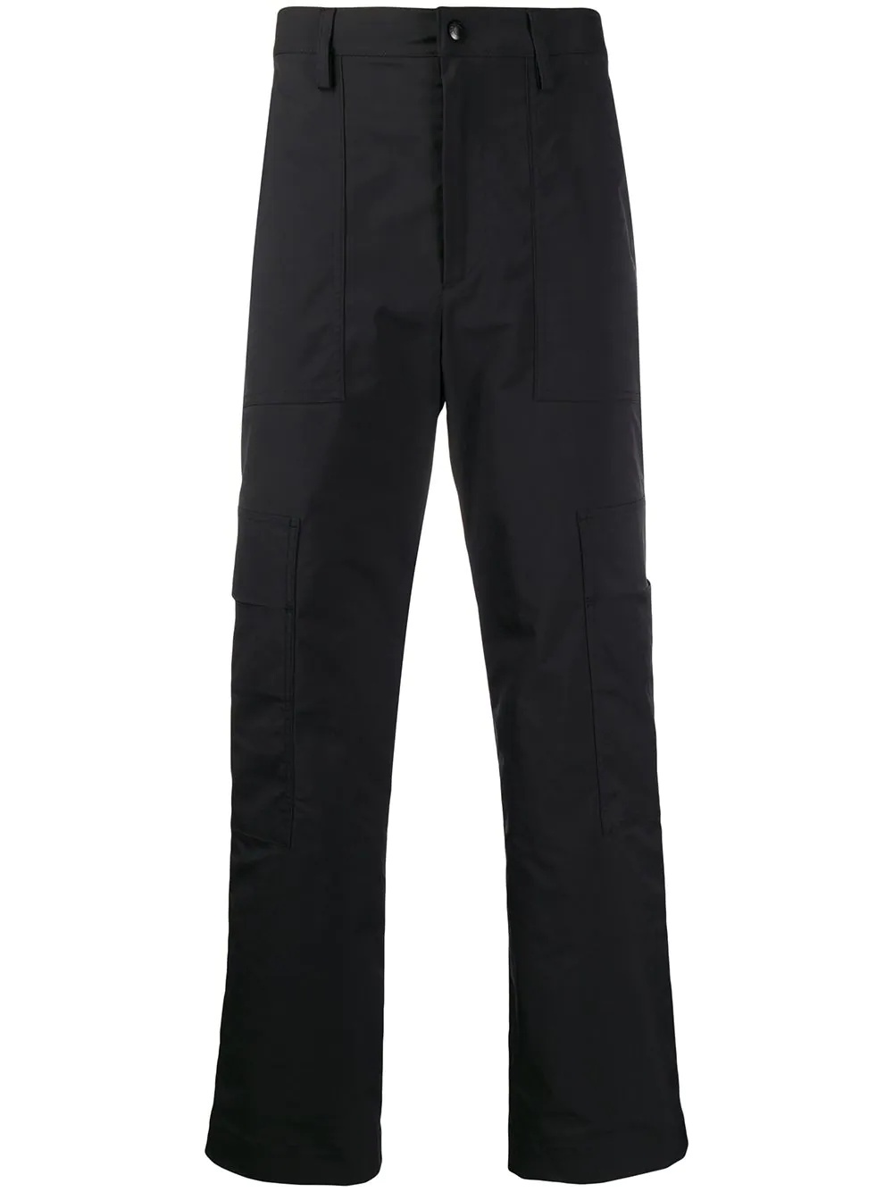 straight cargo trousers - 1