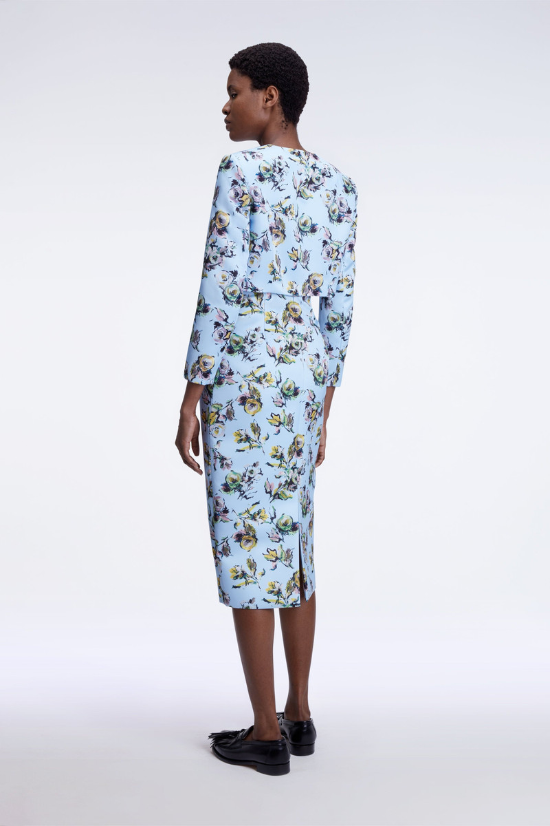 Lizette Jacket in Yellow & Green Floral Print Genzianella 5