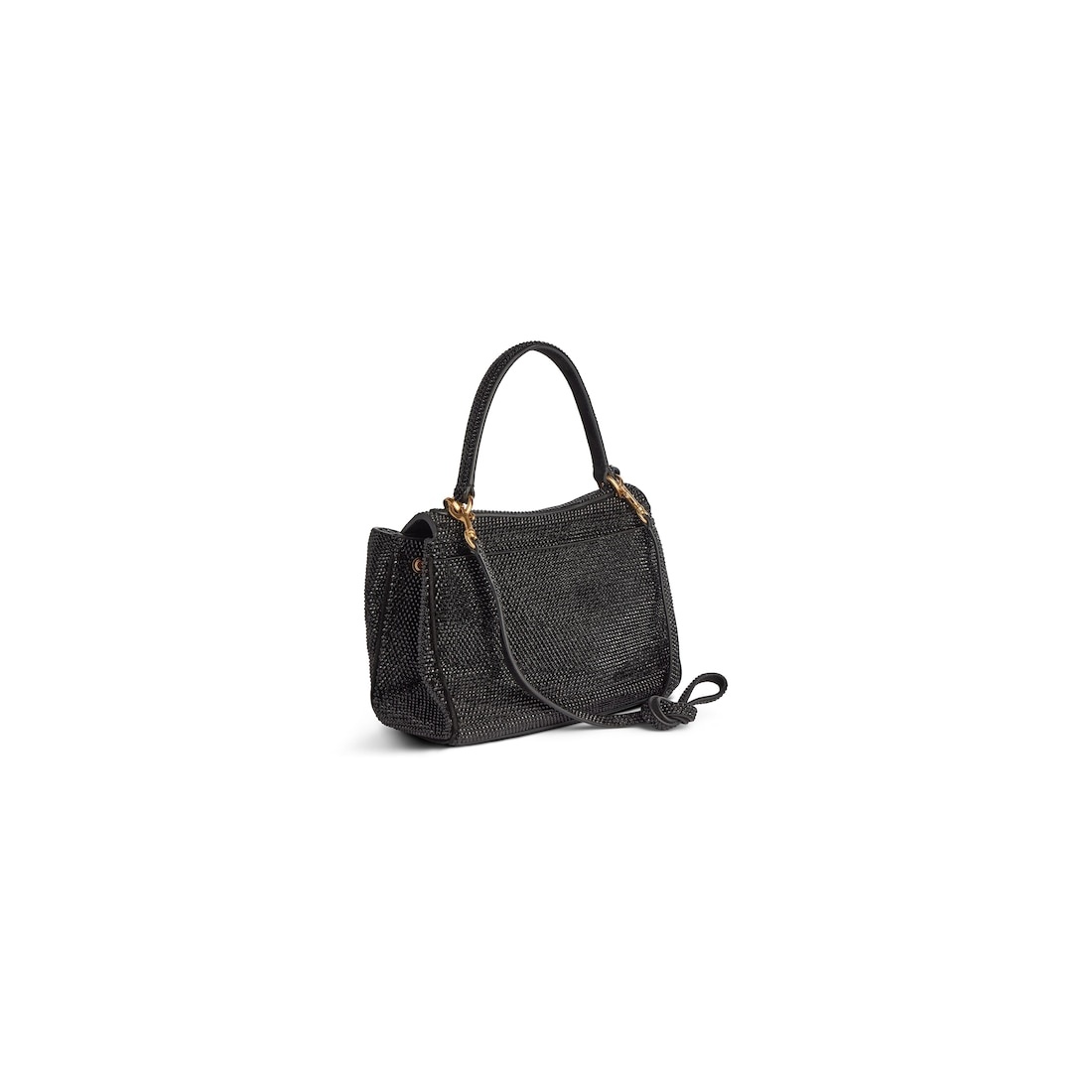 Women's Rodeo Mini Handbag With Rhinestones in Black - 3