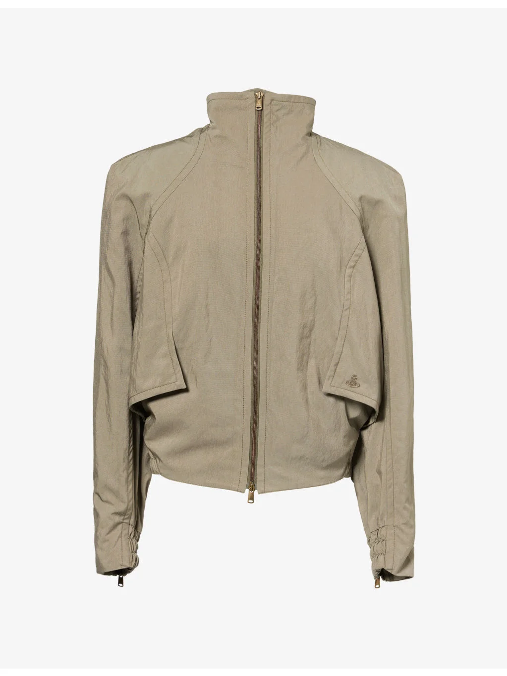 Logo-Embroidered Soft-Shell Harrington Jacket - 1