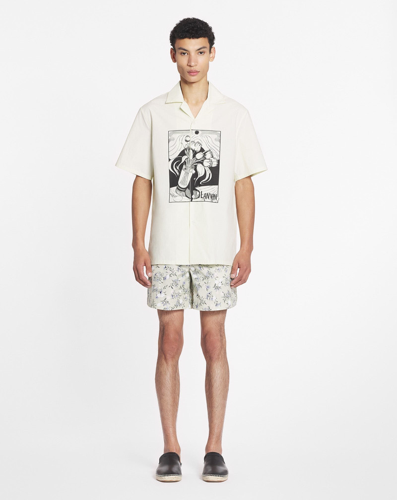 Lanvin PRINTED COTTON SHORTS outlook