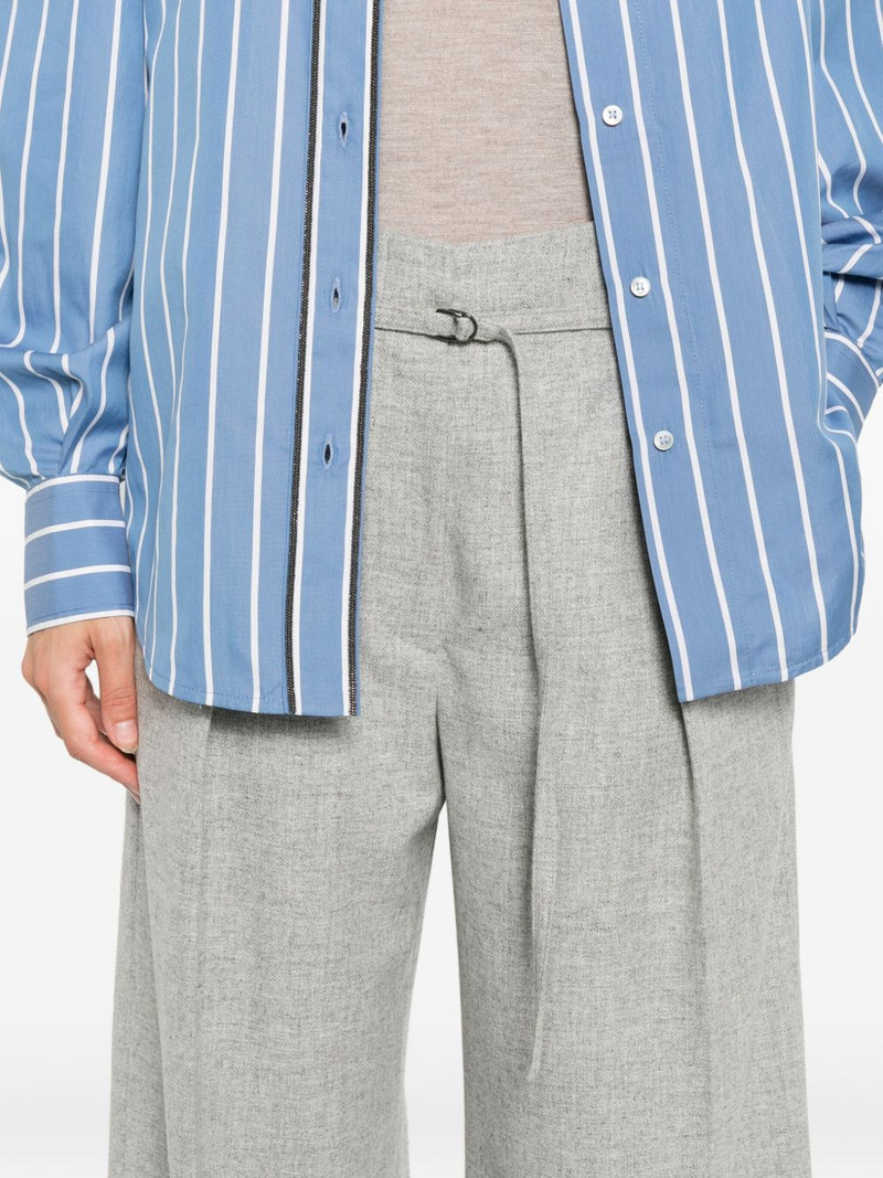 pleated belted trousers 5