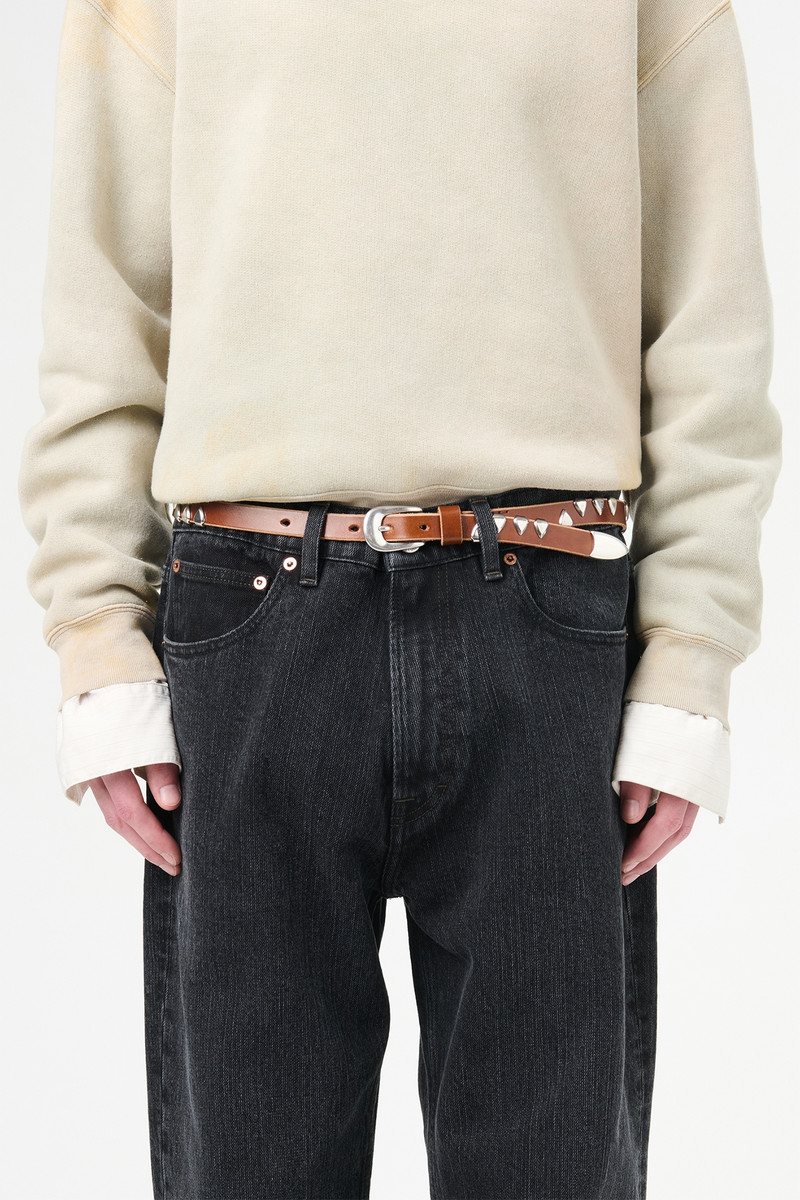 2 cm Belt Claw Hazel Bridle Leather 4