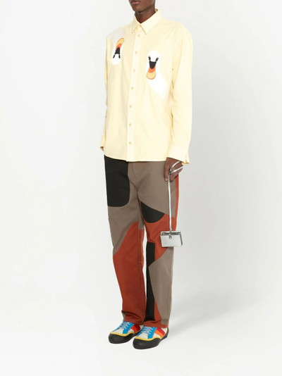 JW Anderson graphic-print long-sleeve shirt outlook