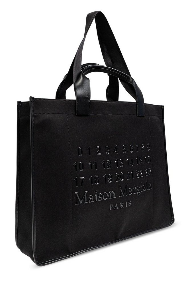 Black fabric large Cabas shopping bag - 9