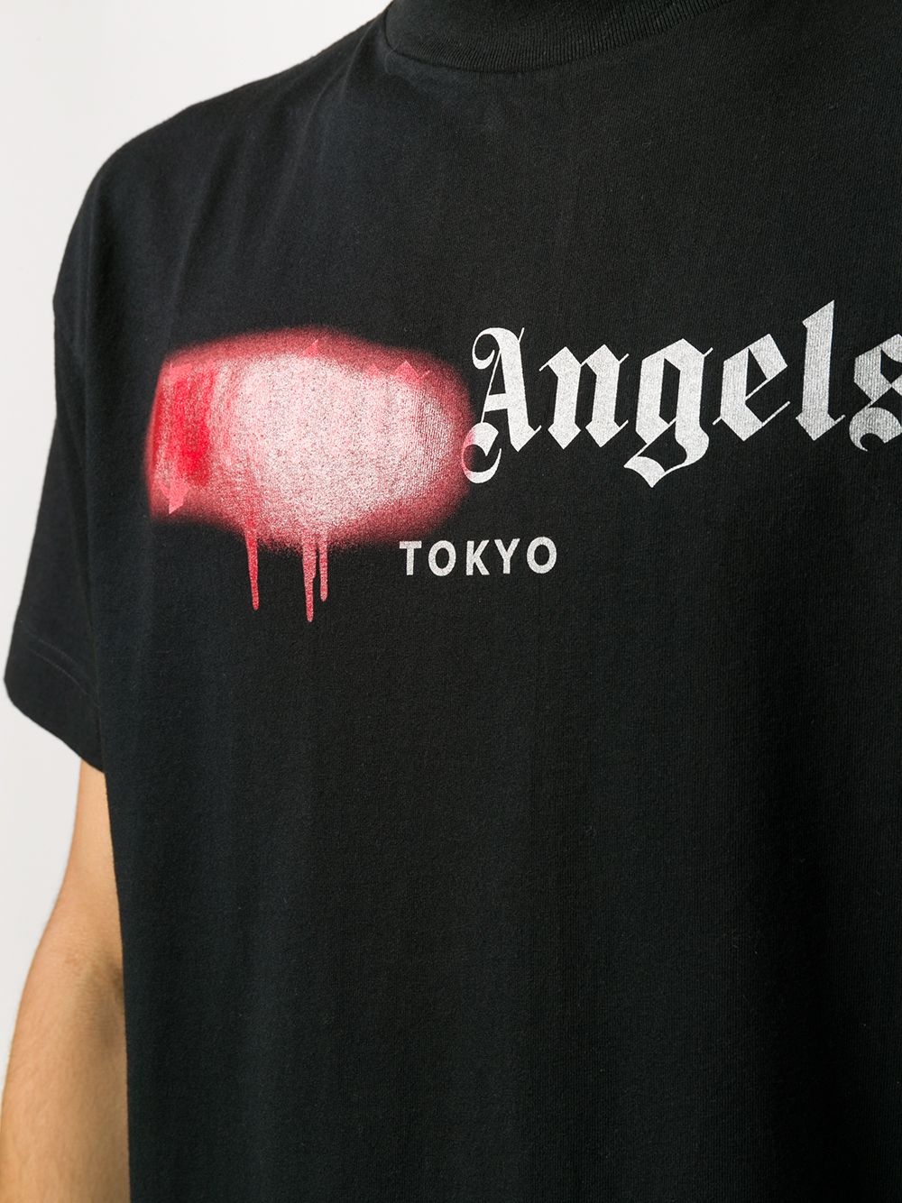 Tokyo sprayed logo T-shirt - 5