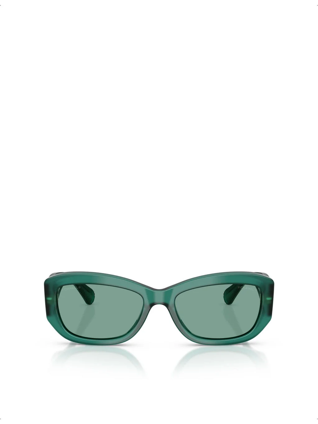 CH5493 Rectangle-Frame Acetate Sunglasses - 1