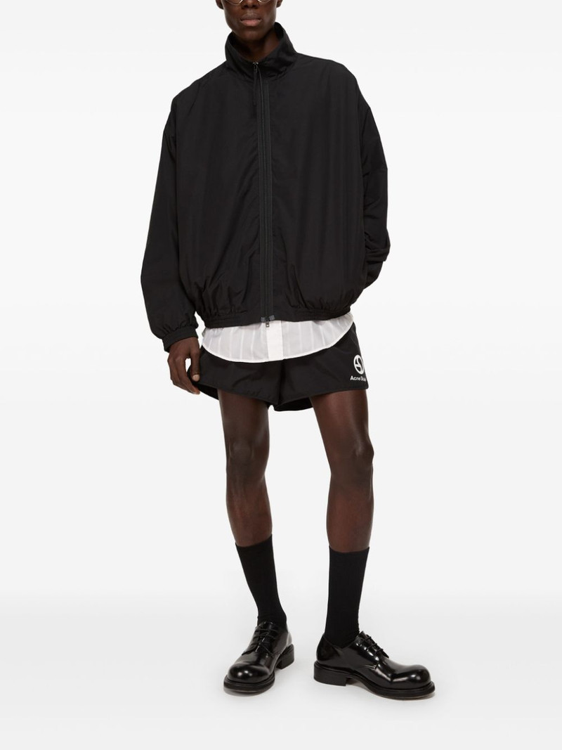 logo-embroidered jacket 3