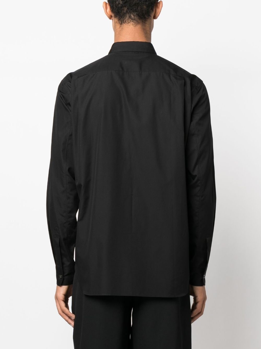 patch-pocket cotton shirt - 4