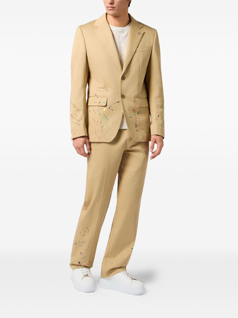 PHILIPP PLEIN painted loose trousers outlook