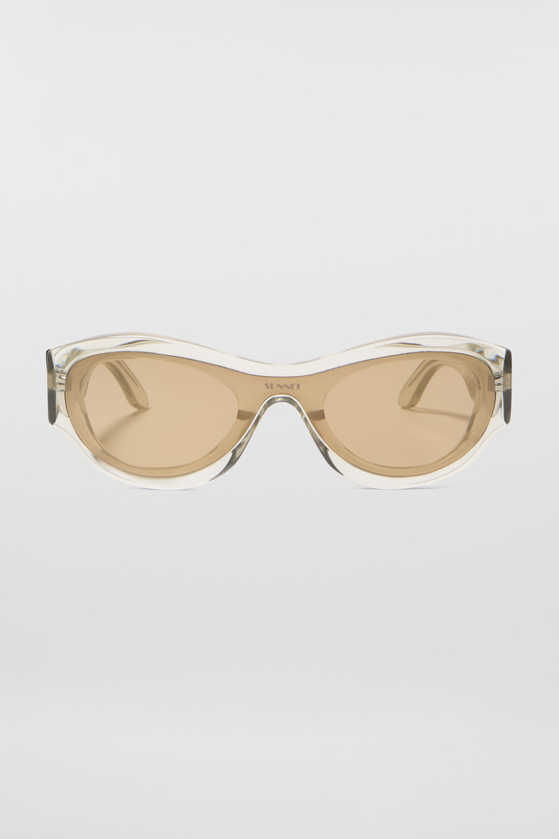 PROTOTIPO 5 SUNGLASSES / transparent grey & green 1