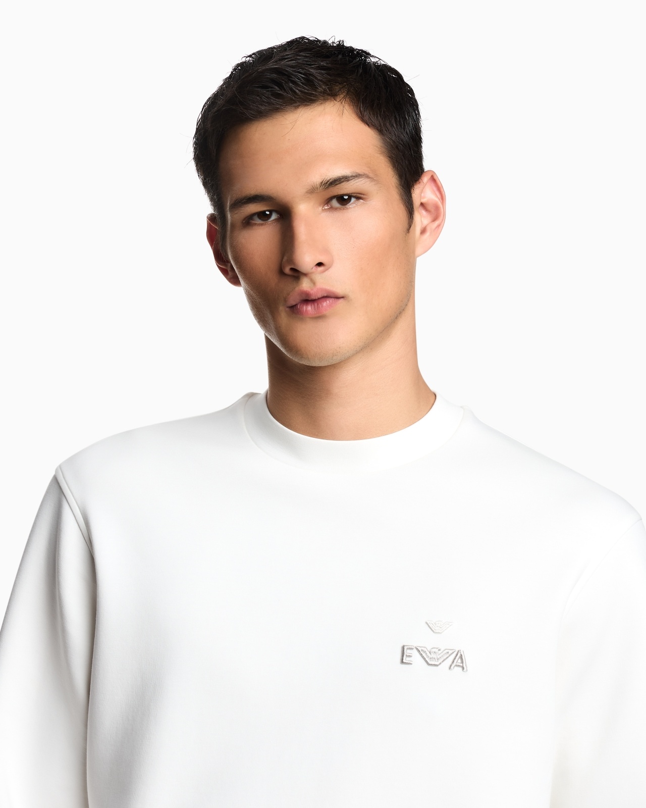 ASV JERSEY SWEATSHIRT WITH SUPER-EMBOSSED EA EMBROIDERY - 5