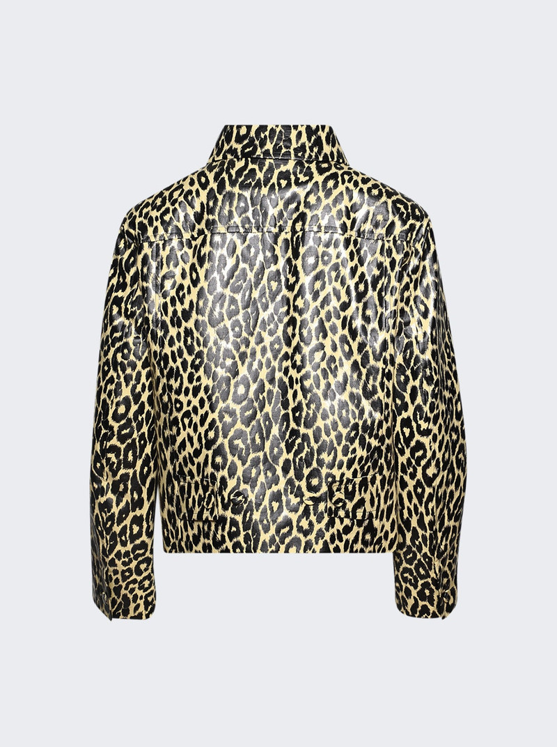 Jil Sander Leopard Jacket Canvas Beige outlook