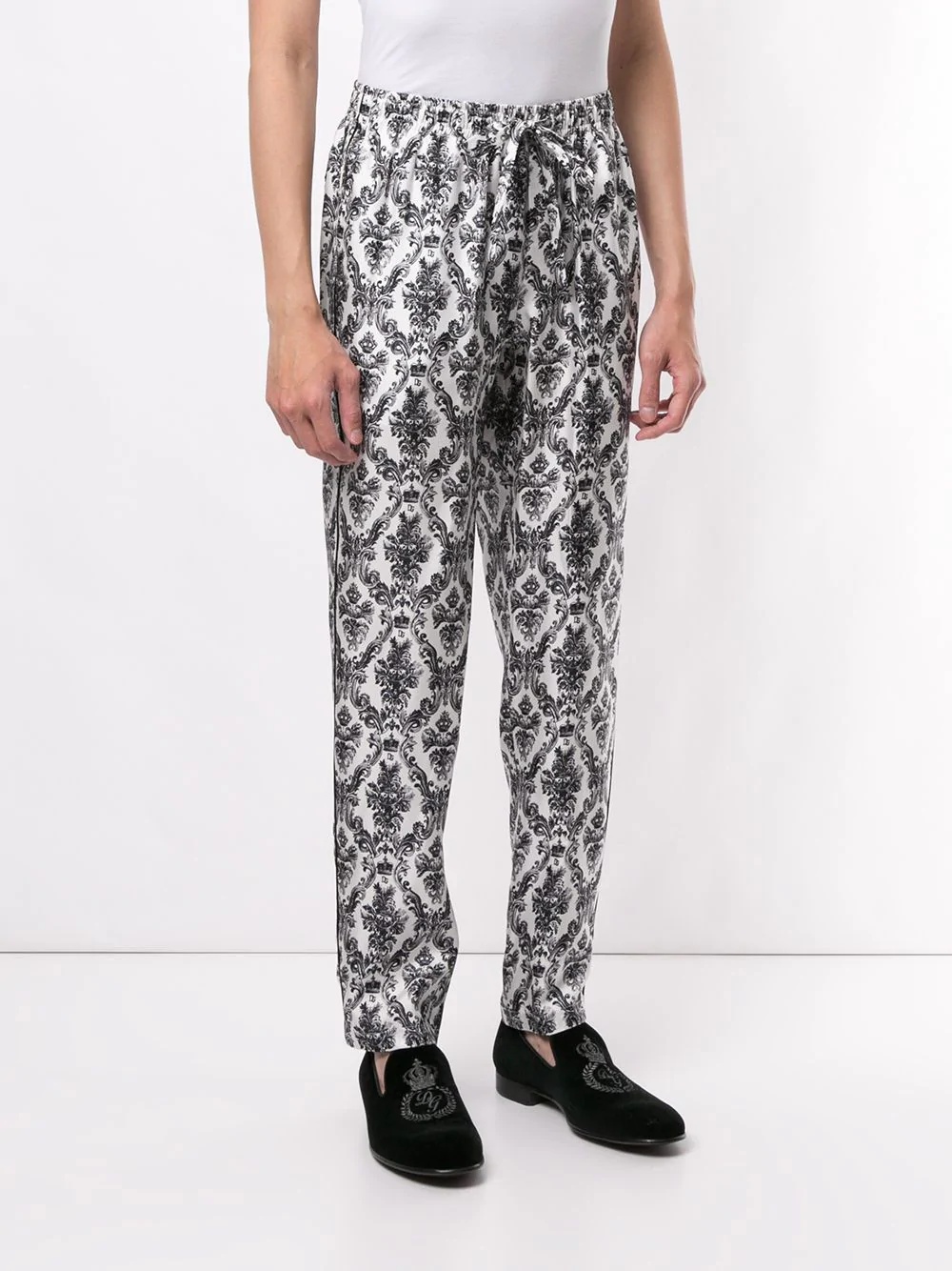 all-over print trousers - 3