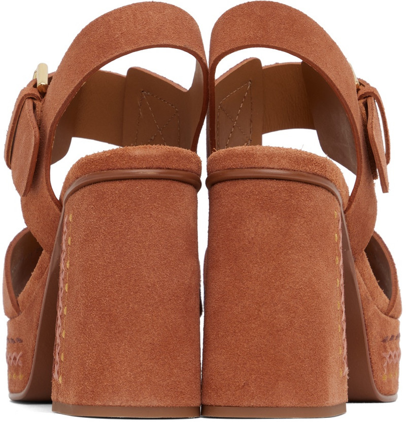 See by Chloé Orange Pheebe Platform Sandals outlook