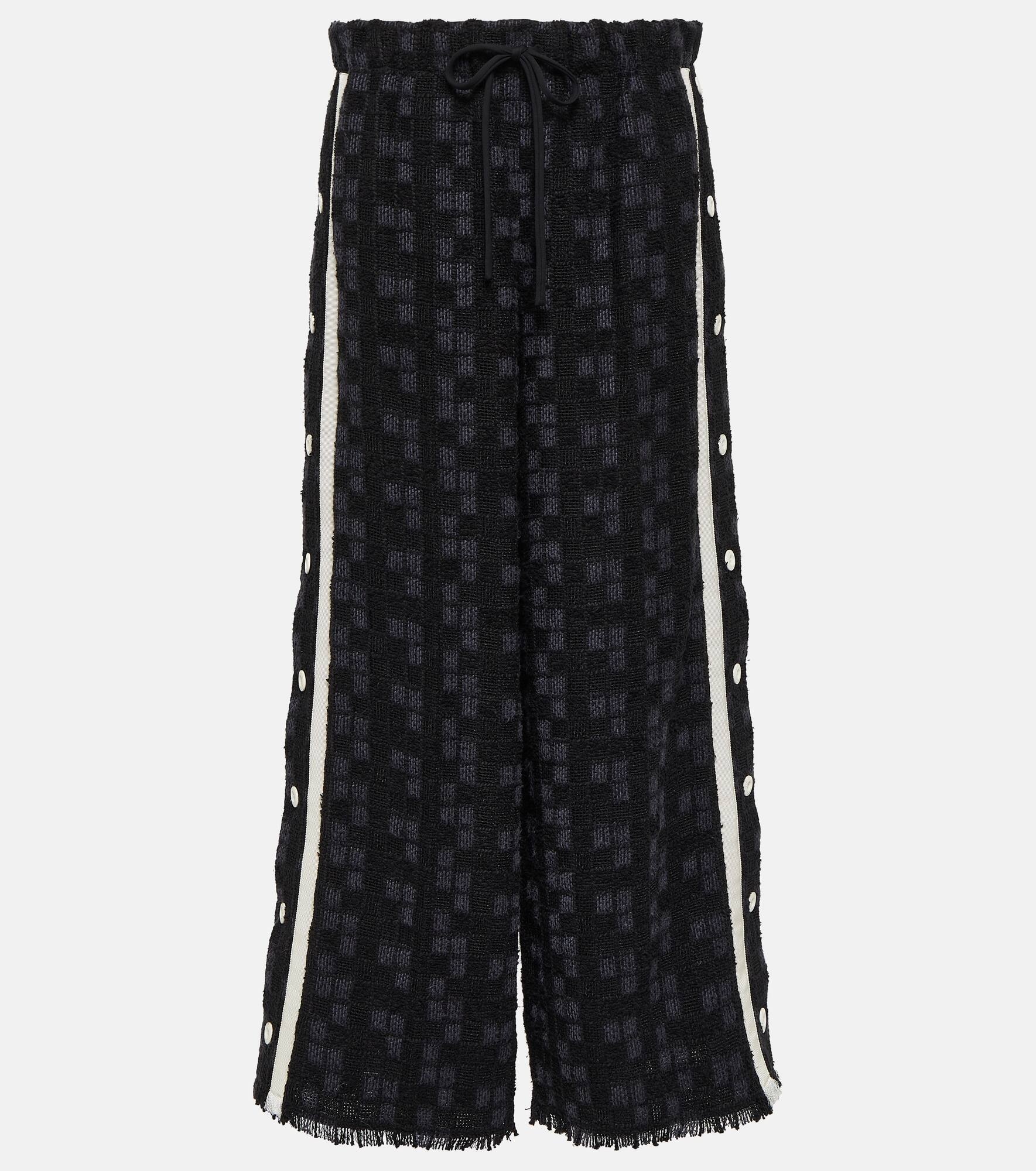 GUCCI Cotton and silk tweed trousers | mytheresa | REVERSIBLE