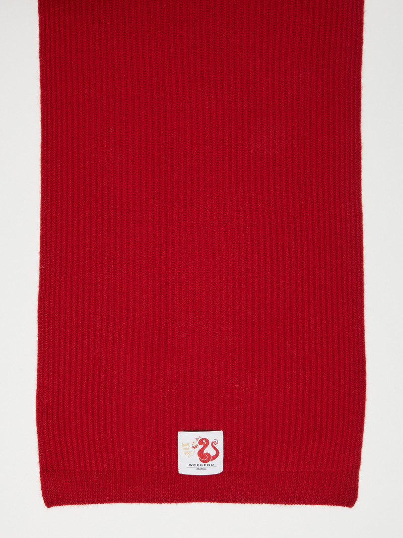 STRESA Rib-knit cashmere scarf 1